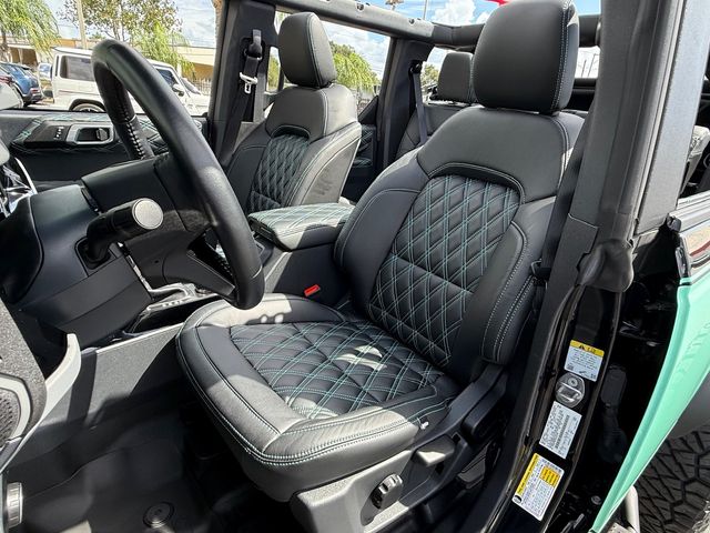 2024 Ford Bronco BAYSHORE BRONCO SEAFOAM BLACK 2 TONE LEATHER LIFT | Plant City, FL | psv5 DEMO - Bayshore Automotive