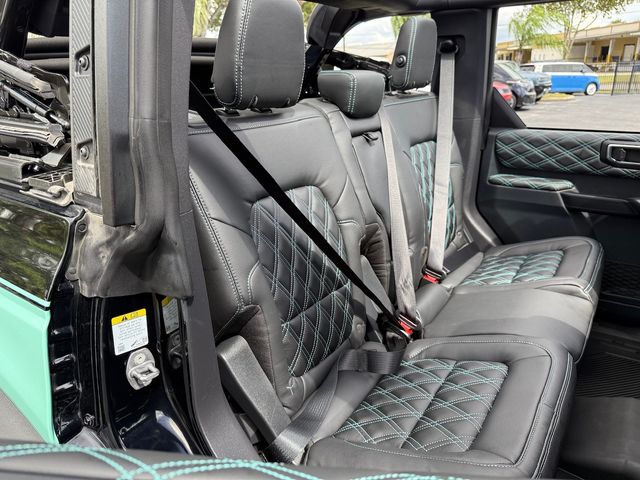 2024 Ford Bronco BAYSHORE BRONCO SEAFOAM BLACK 2 TONE LEATHER LIFT | Plant City, FL | psv5 DEMO - Bayshore Automotive