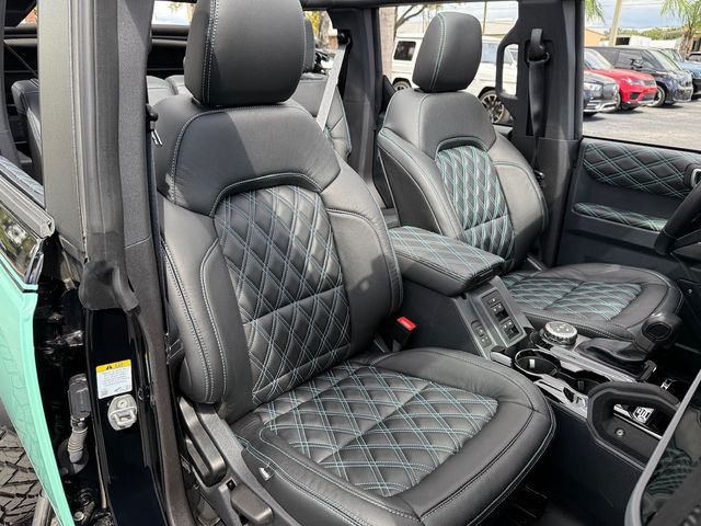 2024 Ford Bronco BAYSHORE BRONCO SEAFOAM BLACK 2 TONE LEATHER LIFT | Plant City, FL | psv5 DEMO - Bayshore Automotive