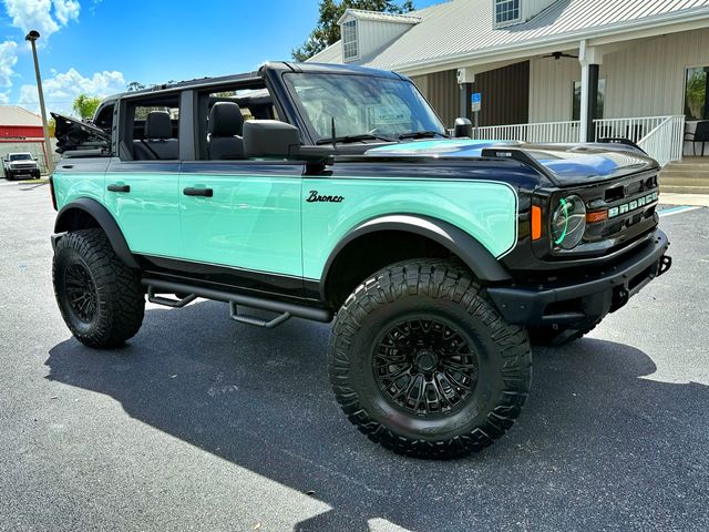 2024 Ford Bronco BAYSHORE BRONCO SEAFOAM BLACK 2 TONE LEATHER LIFT | Plant City Florida | Bayshore Automotive 