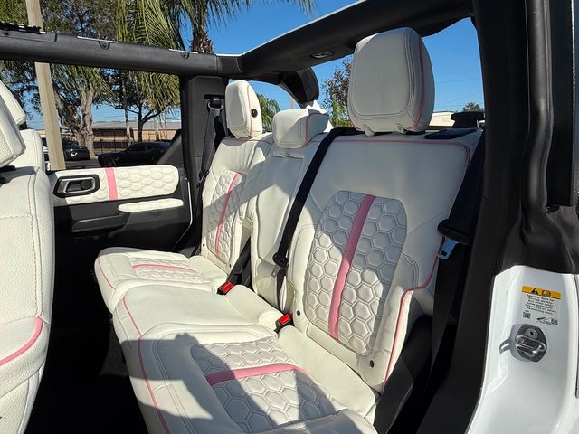 2024 Ford Bronco WILTRAK PEACH PEARL HARDTOP LEATHER LIFTED LOADED | Plant City, FL | psv5 DEMO - Bayshore Automotive