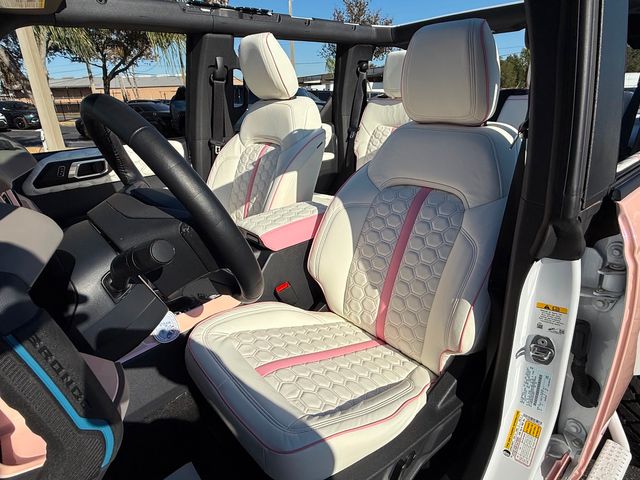 2024 Ford Bronco WILTRAK PEACH PEARL HARDTOP LEATHER LIFTED LOADED | Plant City, FL | psv5 DEMO - Bayshore Automotive