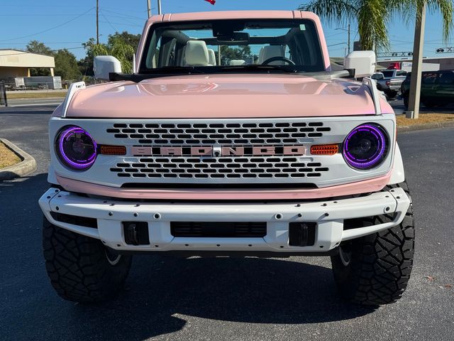 2024 Ford Bronco WILTRAK PEACH PEARL HARDTOP LEATHER LIFTED LOADED | Plant City, FL | psv5 DEMO - Bayshore Automotive