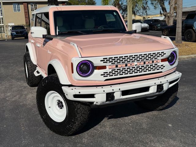 2024 Ford Bronco WILTRAK PEACH PEARL HARDTOP LEATHER LIFTED LOADED | Plant City, FL | psv5 DEMO - Bayshore Automotive