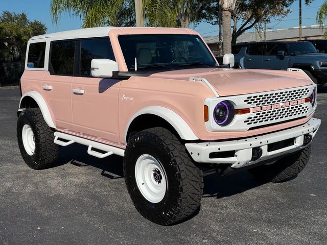 2024 Ford Bronco WILTRAK PEACH PEARL HARDTOP LEATHER LIFTED LOADED | Plant City, FL | psv5 DEMO - Bayshore Automotive