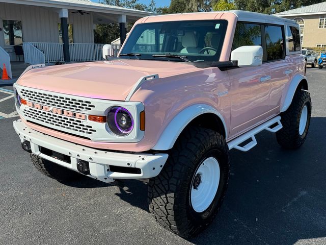 2024 Ford Bronco WILTRAK PEACH PEARL HARDTOP LEATHER LIFTED LOADED | Plant City, FL | psv5 DEMO - Bayshore Automotive
