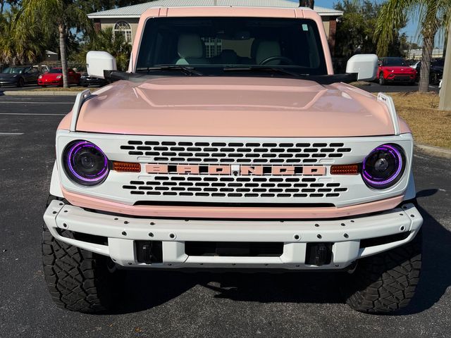 2024 Ford Bronco WILTRAK PEACH PEARL HARDTOP LEATHER LIFTED LOADED | Plant City, FL | psv5 DEMO - Bayshore Automotive