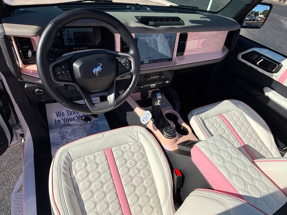 2024 Ford Bronco WILTRAK PEACH PEARL HARDTOP LEATHER LIFTED LOADED