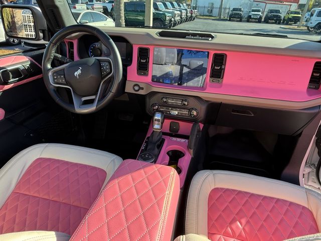 2024 Ford Bronco PINK HEARTS HARDTOP BAYSHORE BRONCO LEATHER LIFT | Plant City, FL | psv5 DEMO - Bayshore Automotive