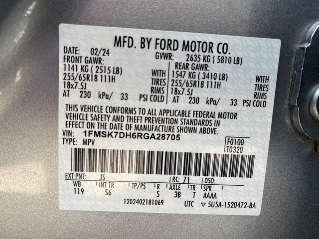 2024 Ford Explorer XLT 2024 Ford Explorer XLT