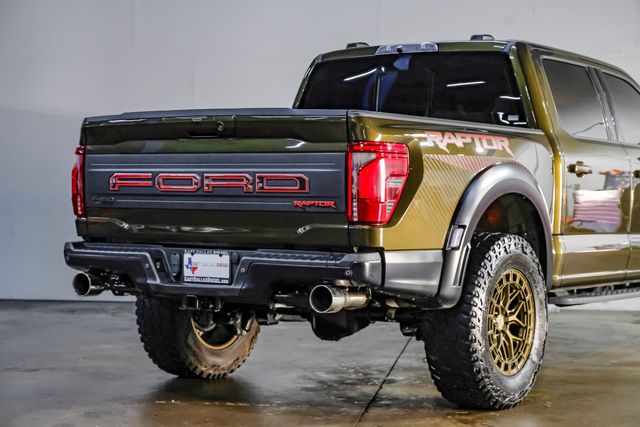 2024 Ford F-150 Raptor 802A Shelter Green PANO 20" VOSSEN 37" A/T | Dallas, TX | East Dallas Diesel