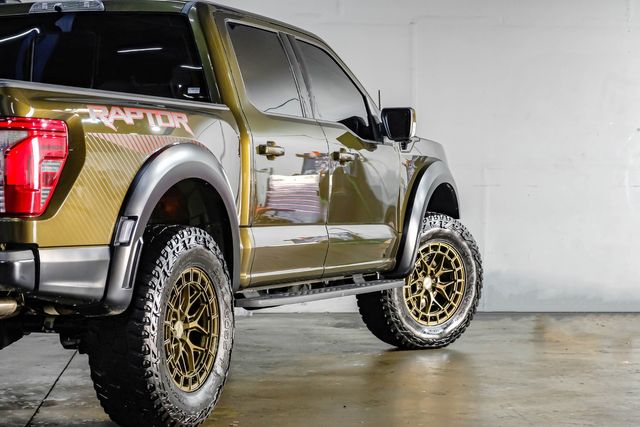 2024 Ford F-150 Raptor 802A Shelter Green PANO 20" VOSSEN 37" A/T | Dallas, TX | East Dallas Diesel
