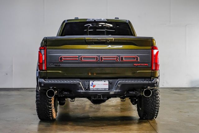 2024 Ford F-150 Raptor 802A Shelter Green PANO 20" VOSSEN 37" A/T | Dallas, TX | East Dallas Diesel