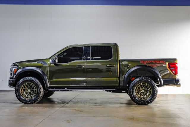 2024 Ford F-150 Raptor 802A Shelter Green PANO 20" VOSSEN 37" A/T | Dallas, TX | East Dallas Diesel