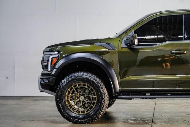 2024 Ford F-150 Raptor 802A Shelter Green PANO 20" VOSSEN 37" A/T | Dallas, TX | East Dallas Diesel