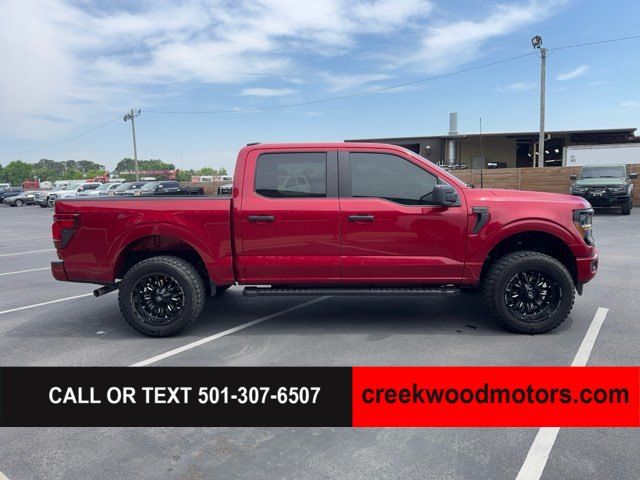 2024 Ford F-150 STX 4x4 Crew Cab 5.0 1Owner Leveled 20s Financing