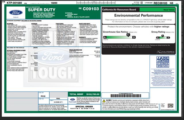 2024 Ford F-250 Super Duty Limited FX4 GLACIER GRAY ReadyLift Lift 37" NITTO | Dallas, TX | East Dallas Diesel 2024 Ford F-250 Super Duty Limited FX4 GLACIER GRAY ReadyLift Lift 37" NITTO | Dallas, TX | East Dallas Diesel
