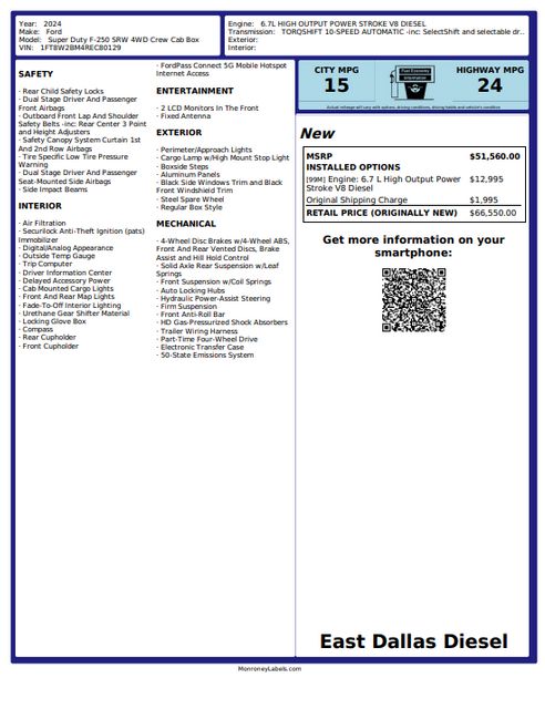 2024 Ford F-250 Super Duty Platinum | Dallas, TX | East Dallas Diesel