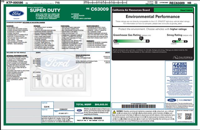 2024 Ford F-350 Super Duty Platinum TREMOR Hi Output PANO ROOF Power Boards | Dallas, TX | East Dallas Diesel 2024 Ford F-350 Super Duty Platinum TREMOR Hi Output PANO ROOF Power Boards | Dallas, TX | East Dallas Diesel