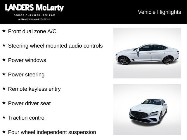 2024 Genesis G70 2.5T Standard
