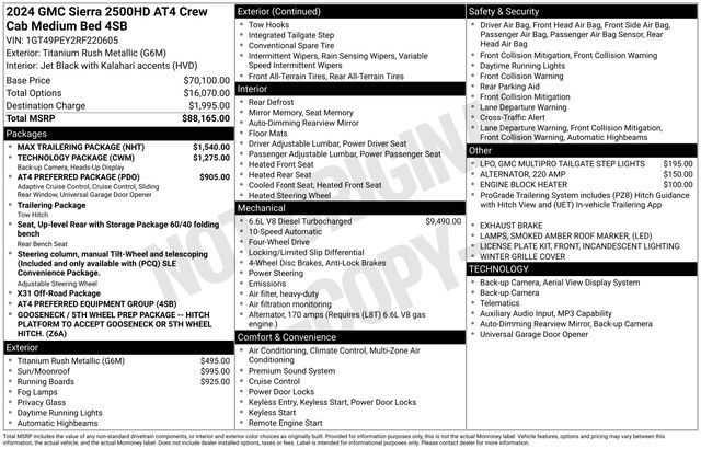 2024 GMC Sierra 2500HD AT4