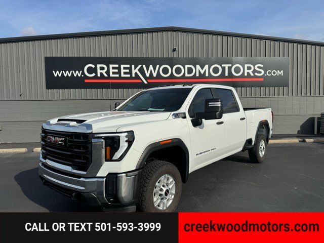 2024 GMC Sierra 2500HD Pro 4x4 Crew Cab GAS 1 Owner White Financing NICE