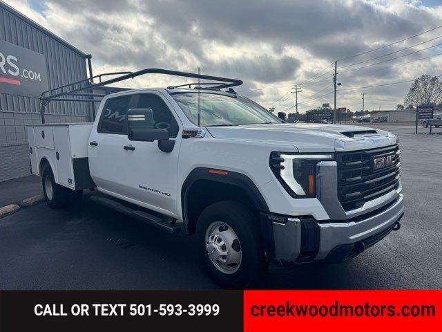 2024 GMC Sierra 3500HD Pro 4x4 Dually Utility Flatbed Boxes Diesel 1Owner 2024 GMC Sierra 3500HD Pro 4x4 Dually Utility Flatbed Boxes Diesel 1Owner
