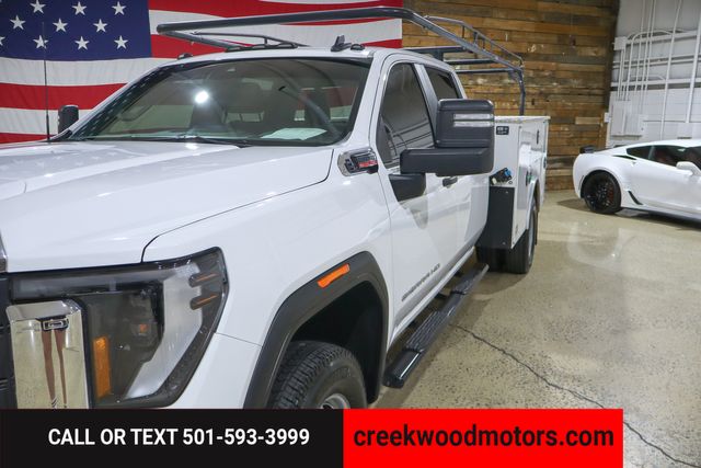 2024 GMC Sierra 3500HD Pro 4x4 Dually Utility Flatbed Boxes Diesel 1Owner 2024 GMC Sierra 3500HD Pro 4x4 Dually Utility Flatbed Boxes Diesel 1Owner
