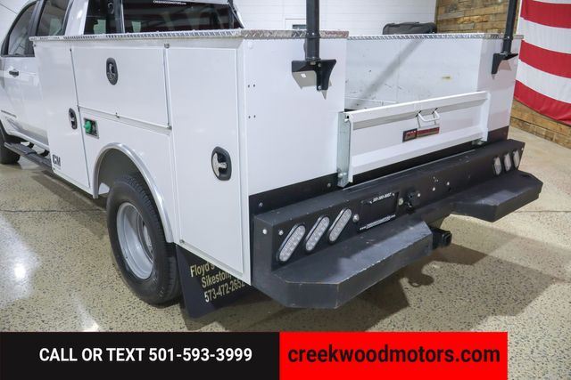 2024 GMC Sierra 3500HD Pro 4x4 Dually Utility Flatbed Boxes Diesel 1Owner