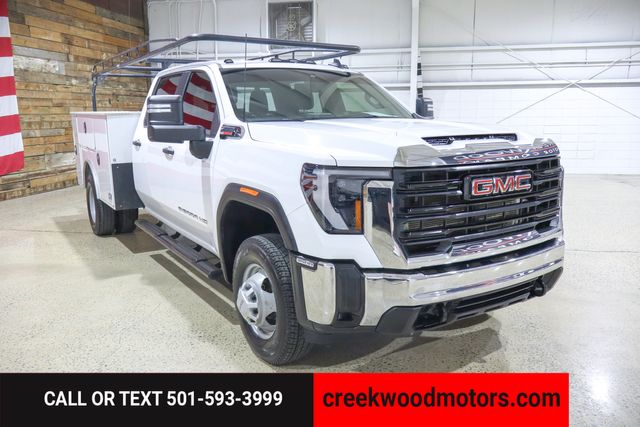 2024 GMC Sierra 3500HD Pro 4x4 Dually Utility Flatbed Boxes Diesel 1Owner 2024 GMC Sierra 3500HD Pro 4x4 Dually Utility Flatbed Boxes Diesel 1Owner