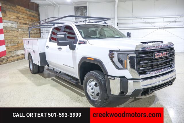 2024 GMC Sierra 3500HD Pro 4x4 Dually Utility Flatbed Boxes Diesel 1Owner 2024 GMC Sierra 3500HD Pro 4x4 Dually Utility Flatbed Boxes Diesel 1Owner