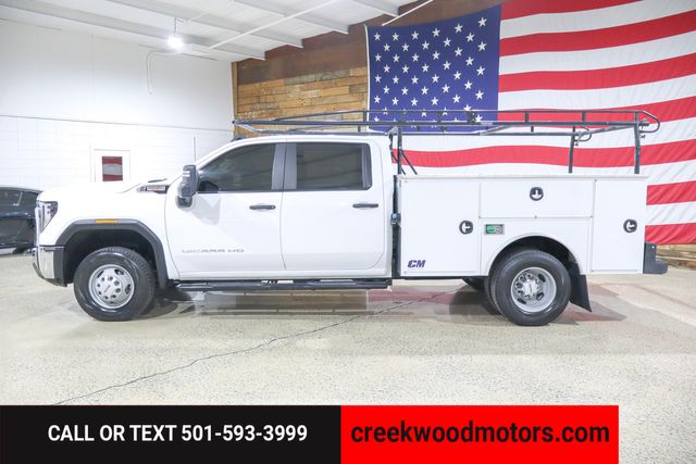 2024 GMC Sierra 3500HD Pro 4x4 Dually Utility Flatbed Boxes Diesel 1Owner 2024 GMC Sierra 3500HD Pro 4x4 Dually Utility Flatbed Boxes Diesel 1Owner