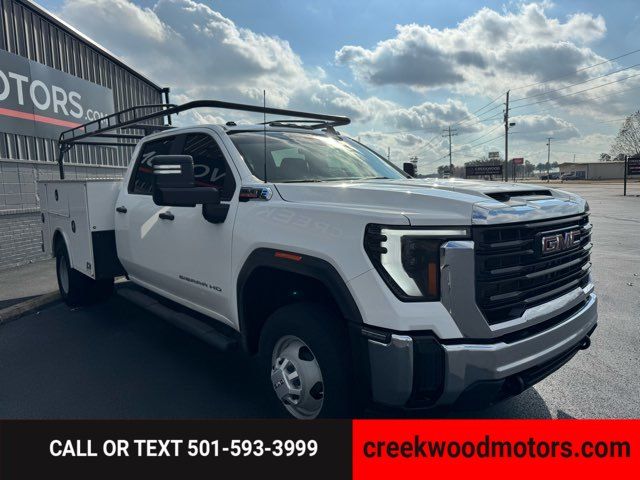 2024 GMC Sierra 3500HD Pro 4x4 Dually Utility Flatbed Boxes Diesel 1Owner 2024 GMC Sierra 3500HD Pro 4x4 Dually Utility Flatbed Boxes Diesel 1Owner