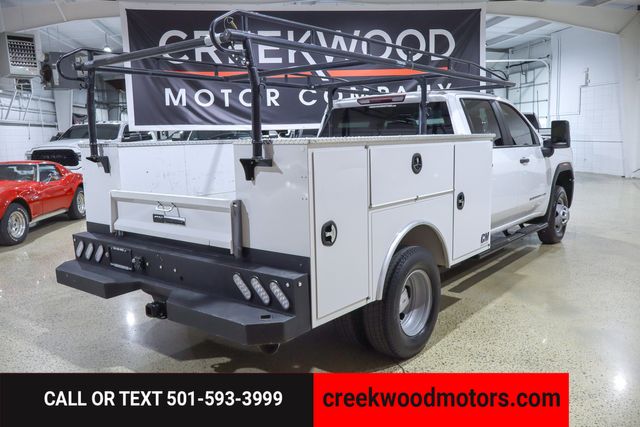 2024 GMC Sierra 3500HD Pro 4x4 Dually Utility Flatbed Boxes Diesel 1Owner