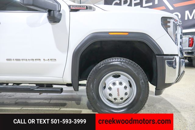 2024 GMC Sierra 3500HD Pro 4x4 Dually Utility Flatbed Boxes Diesel 1Owner