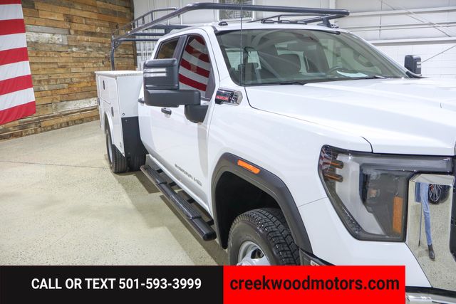 2024 GMC Sierra 3500HD Pro 4x4 Dually Utility Flatbed Boxes Diesel 1Owner