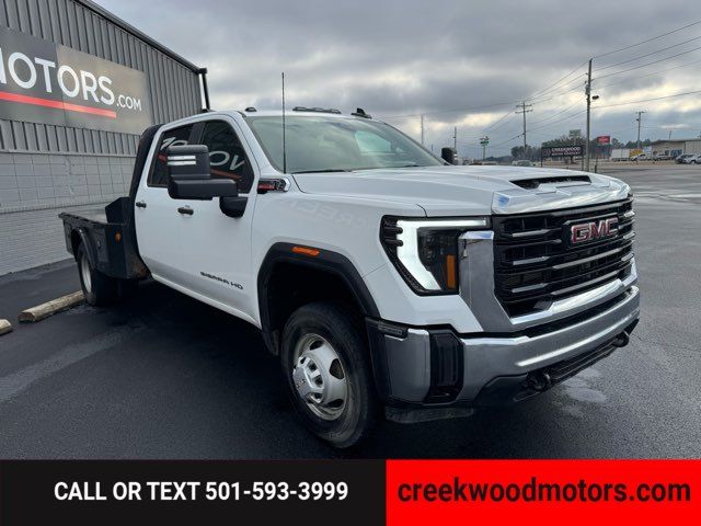 2024 GMC Sierra 3500HD FLATBED 4x4 Dually Duramax Diesel 1Owner Financing