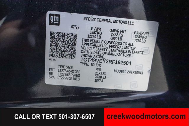 2024 GMC Sierra 3500HD AT4 4x4 Duramax Diesel Allison 1Owner 20s Long Bed