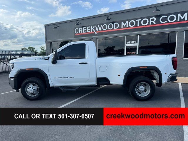 2024 GMC Sierra 3500HD Pro 4x4 Dually 6.6 GAS Allison 1 Owner Financing