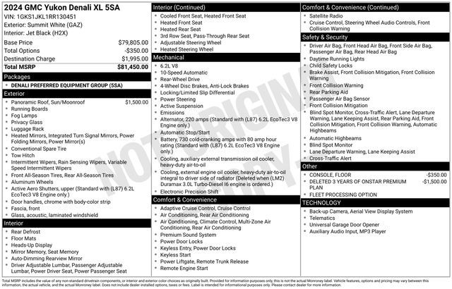 2024 GMC Yukon XL Denali