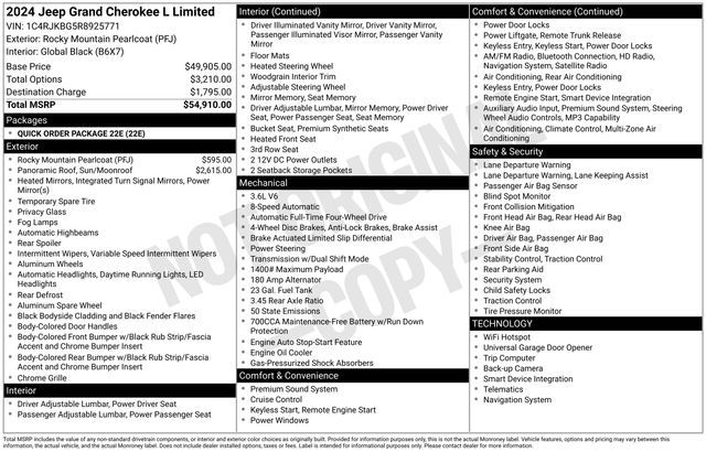 2024 Jeep Grand Cherokee L Limited