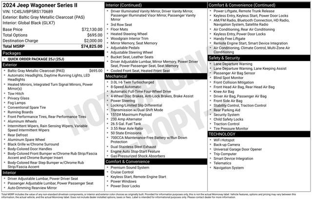 2024 Jeep Wagoneer Series II
