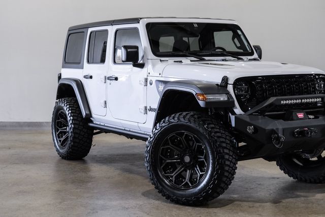 2024 Jeep Wrangler Unlimited WILLYS 4X4 LIFTED,4PLAY WHEELS,ONLY 1K | Carrollton, TX | Texas Vehicle Exchange