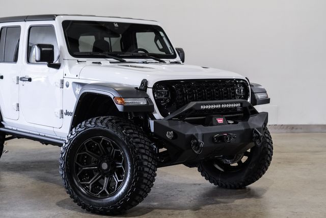 2024 Jeep Wrangler Unlimited WILLYS 4X4 LIFTED,4PLAY WHEELS,ONLY 1K | Carrollton, TX | Texas Vehicle Exchange