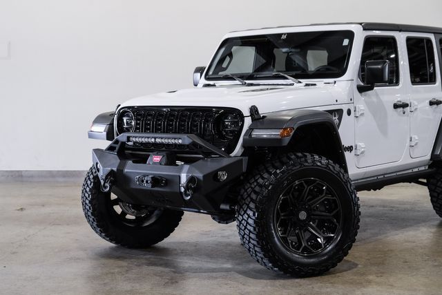 2024 Jeep Wrangler Unlimited WILLYS 4X4, LIFTED, BLACK WIDOW,ONLY 1K | Carrollton, TX | Texas Vehicle Exchange 2024 Jeep Wrangler Unlimited WILLYS 4X4, LIFTED, BLACK WIDOW,ONLY 1K | Carrollton, TX | Texas Vehicle Exchange