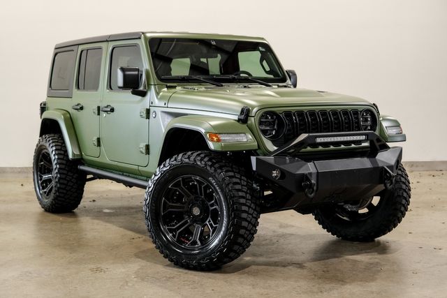 2024 Jeep Wrangler Unlimited Sport S 4XE 4X4 LIFTED ,4PLAY WHEELS,8K | Carrollton, TX | psv5 DEMO -  Texas Vehicle Exchange