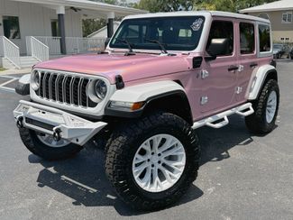 2024 Jeep Wrangler CUSTOM PINK $67K MSRP LEATHER HARDTOP TECH SAFETY | Plant City Florida | Bayshore Automotive  in Plant City, Florida 33563