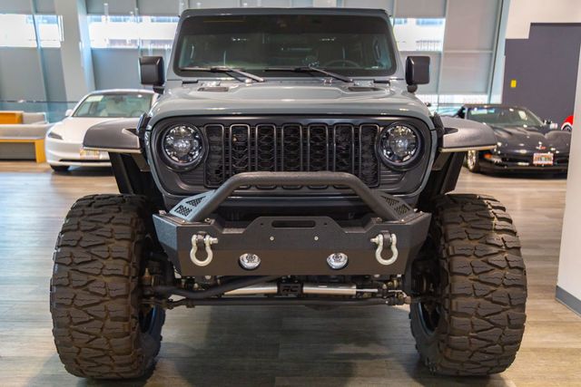 2024 Jeep Wrangler Rubicon X Lifted 6" 38" tires rock lights amp step custom