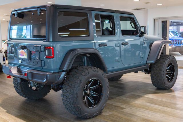 2024 Jeep Wrangler Rubicon X Lifted 6" 38" tires rock lights amp step custom