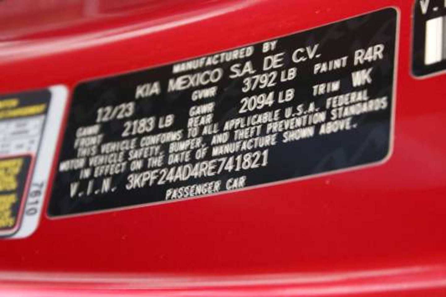 2024 Kia Forte LXS [R4R] Currant Red at Mossy Motors